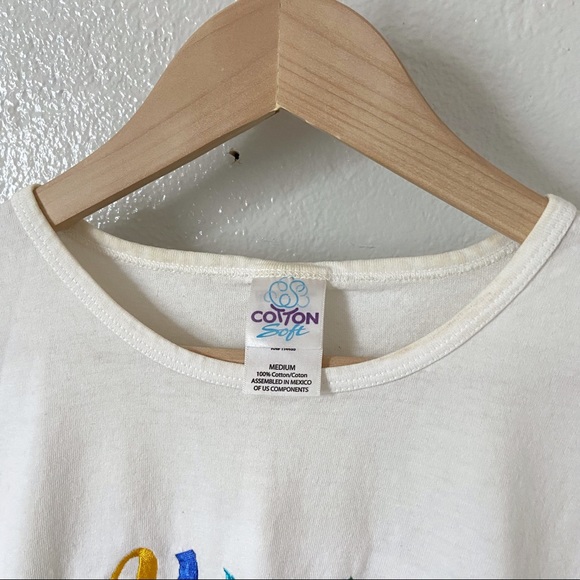 Vintage white Hawaiian T-shirt - Picture 3 of 4